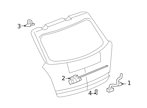Liftgate for 2009 Saturn Vue #0