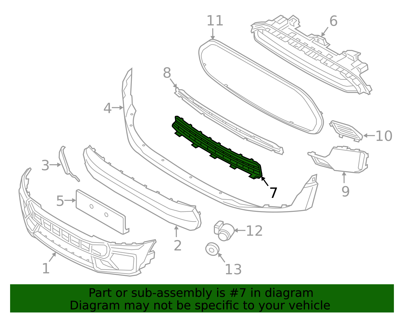 51-11-7-954-962 - High-Quality Grille for 2020-2024 Mini Cooper Clubman ...