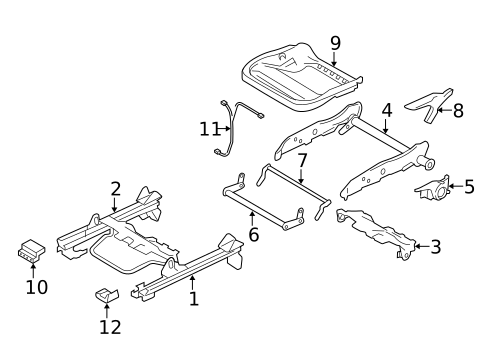 Tracks & Components for 2008 Volvo C70 #1