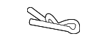 545663M500 - Suspension: Ft Lateral Arm Cotter Pin for Hyundai Image