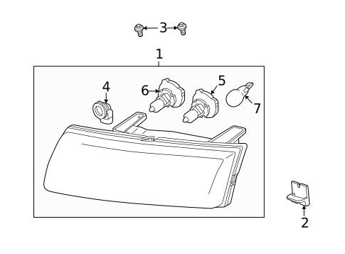 Lighting - Exterior for 2005 Saturn Vue #1