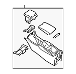 969101BA1B - : Console Body for Infiniti Image