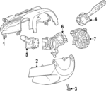 42800470 - Steering: Upper Column Cover for Chevrolet: Trailblazer Image