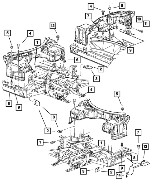 Cowl and Dash Panel for 2005 Dodge Viper #0