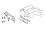 9021006103 - Front Panel: Washer for Mercedes-Benz Image