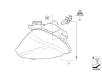 63177177175 - Lighting: Fog Lights, Left for BMW Image