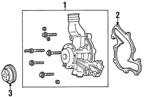 Water Pump for 1995 Ford Taurus #0