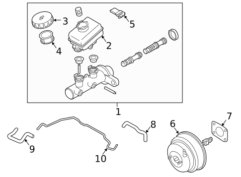 Hydraulic System for 2003 INFINITI G35 #1