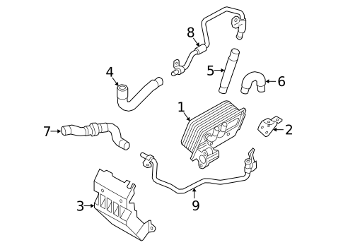 Trans Oil Cooler for 2019 Audi A7 Sportback #0