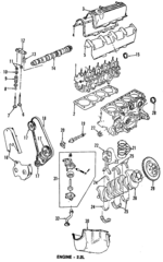 4105714 - Engine: Upper Timing Cover for Chrysler: E Class, Laser, LeBaron, New Yorker, TC Maserati, Town &amp; Country | Dodge: 600, Aries, Caravan, Charger, Dakota, Daytona, Lancer, Mini Ram, Omni, Rampage, Shadow Image