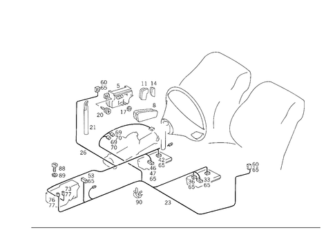 Electric Seat Adjuster for 1992 Mercedes-Benz 400E #0