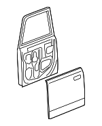 6700252270 - Body: Door Shell for Scion: xB Image