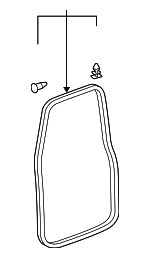 6786152041 - Unclassified: Door Weather-Strip for Scion: xB Image