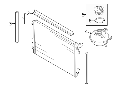 Radiator & Components for 2020 Audi TT Quattro #4