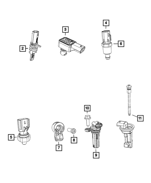 Sensors for 2016 Ram ProMaster 2500 #0