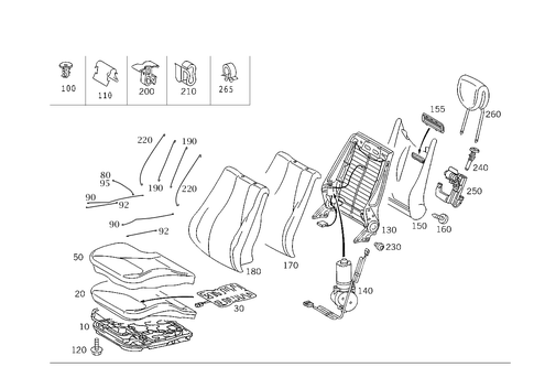 Left Seat for 2005 Mercedes-Benz S55 AMG #0