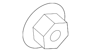 WHT008489 - : Fender Liner Retainer Nut for Audi Image