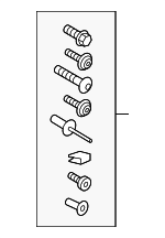 8W6098625 - Body: Hardware Kit for Audi: A5 Quattro, A5 Sportback, RS5 Sportback, S5, S5 Sportback Image