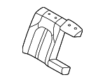 89460L1580VSX - Body: Seat Back Cover for Hyundai: Sonata Image