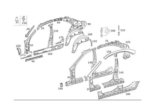 Side Panels for 2006 Mercedes-Benz C230 #0