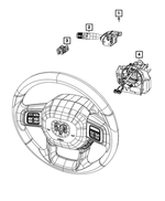 68425690AA - Electrical: Steering Column Control Module Clockspring for Ram: 2500, 3500 Image