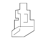 6786920030 - Body: Door Seal Clip for Toyota Image