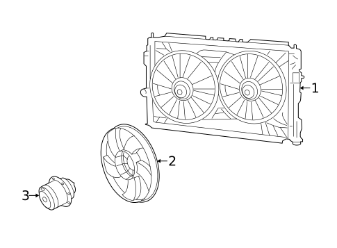 Cooling Fan for 2011 Chrysler 200 #0