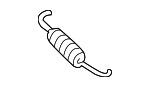 99152189300 - Body: Spring Retainer Spring for Porsche: 718 Boxster, 718 Cayman, 718 Spyder, 911, Boxster, Cayman Image