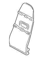 99152158100 - Body: Seat Back Pad for Porsche: 718 Boxster, 718 Cayman, 718 Spyder, 911, Boxster, Cayman Image