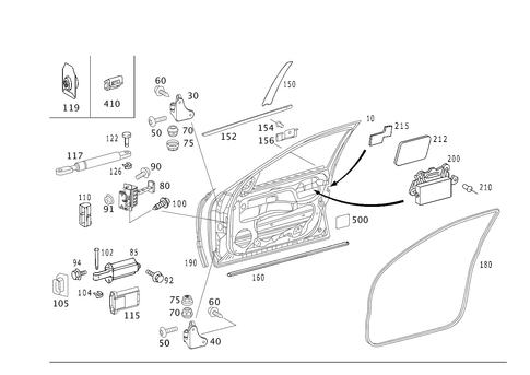 Front Doors for 2001 Mercedes-Benz S55 AMG #1