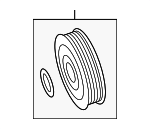 68257495AA - : Pulley for Chrysler: Pacifica, Voyager Image