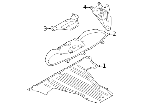 Under Cover & Splash Shields for 2023 Volkswagen ID.4 #1