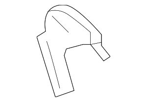 7T4Z7862186EC - Body: Seat Hinge Cover for Ford Image