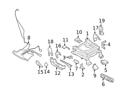 Switches, Solenoids & Actuators for 2009 Ford Edge #1