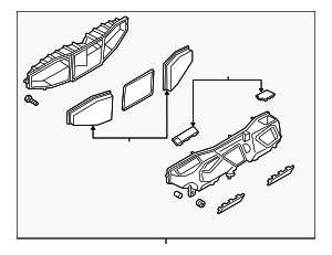 99111002202 - Engine: Air Filter and Housing Assembly for Porsche Image