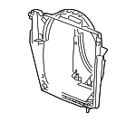 25862433 - Cooling System: Upper Shroud for Chevrolet: Colorado | GMC: Canyon | Hummer: H3, H3T Image