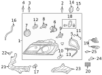 N10721806 - Electrical: Headlight Bulb for Audi Image