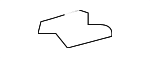 81138S5AG21 - Body: Seat Cushion Pad Clip for Honda Image
