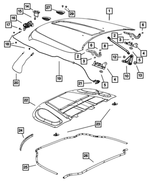 6510463AA - Body Sheet Metal Except Doors: Screw for Dodge: Durango | Jeep: Grand Cherokee, Grand Cherokee WK Image