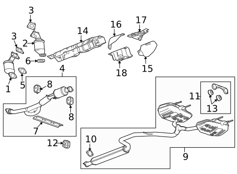 Exhaust Components for 2010 Buick LaCrosse #0