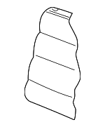 3B0885806EHRKA - Body: Seat Back Cover for Volkswagen: Passat Image
