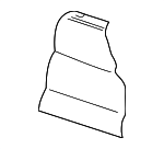 3B0885806BKLGL - Body: Seat Back Cover for Volkswagen: Passat Image