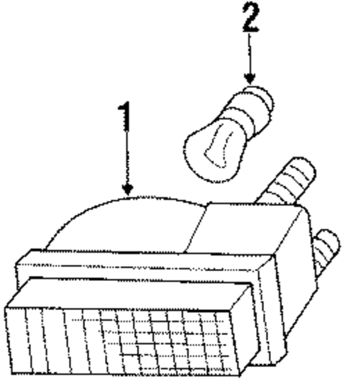 Park Lamps for 1985 Mercury Cougar #0