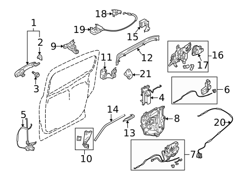 Lock & Hardware for 2006 Mazda 5 #0