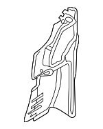 51717050649 - Cooling System: Air Guide for BMW: 525i, 525xi, 530i, 530xi, 545i, 550i Image