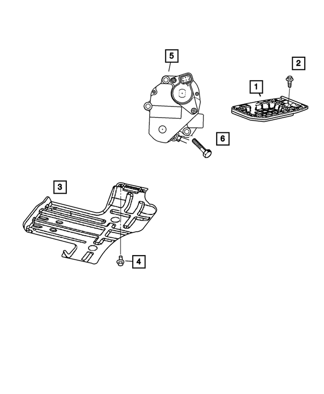 6507342AA - Transfer Case Model 243 [DH5]: Screw for Mopar Image