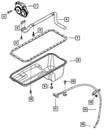 4429677 - Engine 5.9L Six Cylinder (Diesel): Hex Head Bolt, Mounting for Mopar Image