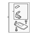 83230SJCA11ZB - : Sun-Visor for Honda: Ridgeline Image