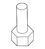 90131SH3A12 - Body: Sun-visor Screw for Honda: Ridgeline Image