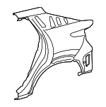 6160146070 - Body: Quarter Panel for Lexus: RZ300e, RZ450e Image